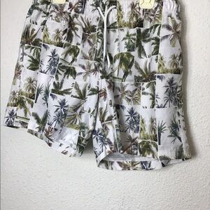 Trunks palm tree swim shorts size XL